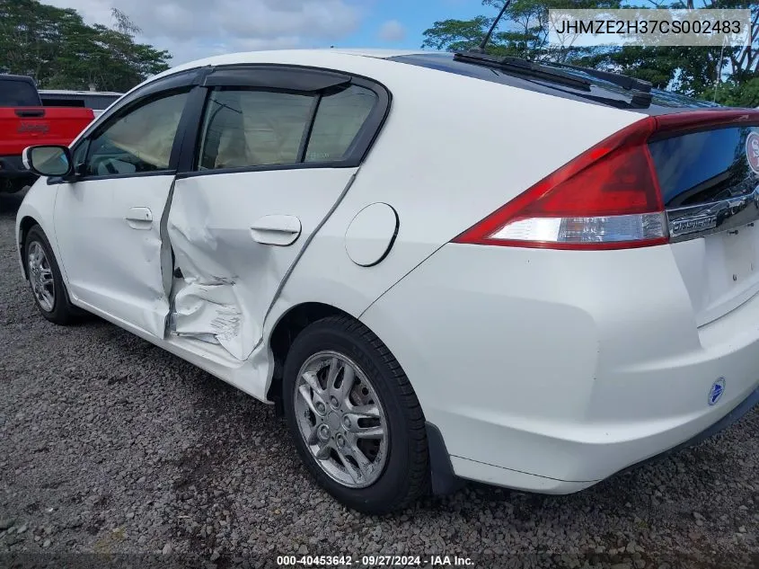 JHMZE2H37CS002483 2012 Honda Insight