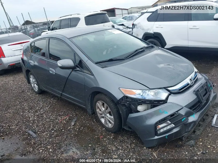 JHMZE2H7XDS002143 2013 Honda Insight Ex