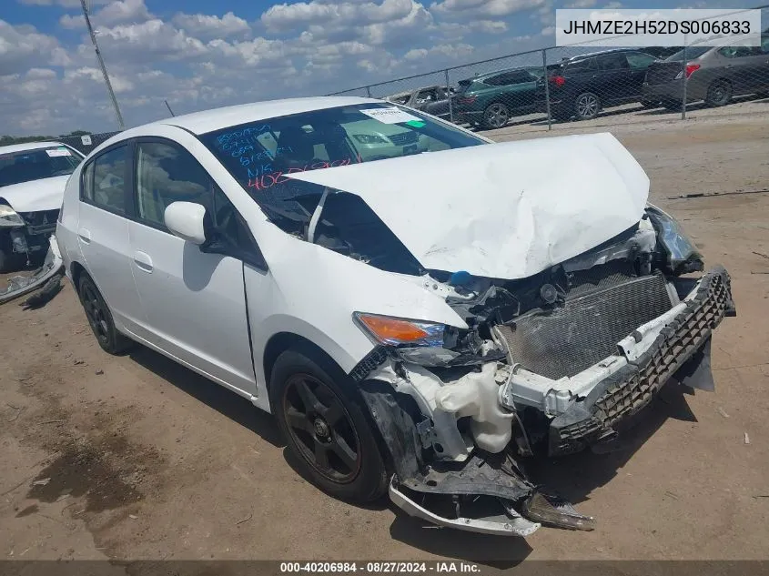 JHMZE2H52DS006833 2013 Honda Insight Lx