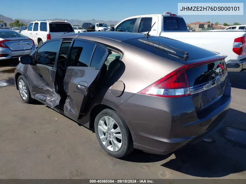 2013 Honda Insight Ex VIN: JHMZE2H76DS000101 Lot: 40360354