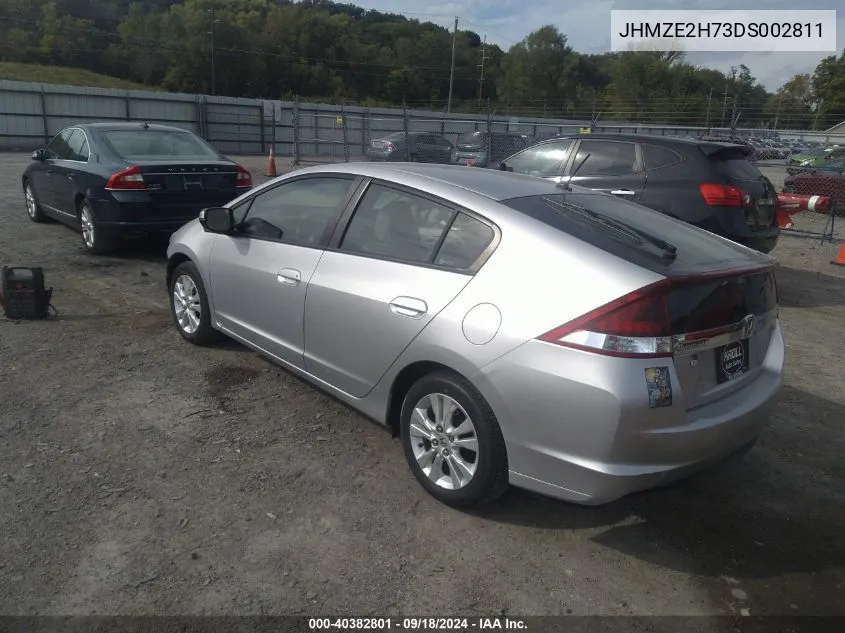 2013 Honda Insight Ex VIN: JHMZE2H73DS002811 Lot: 40382801