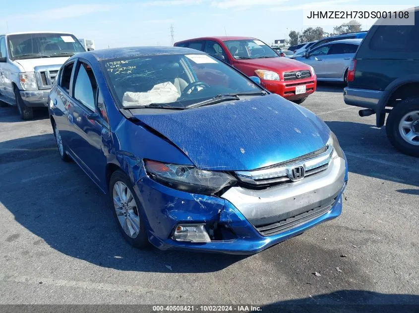 JHMZE2H73DS001108 2013 Honda Insight Ex