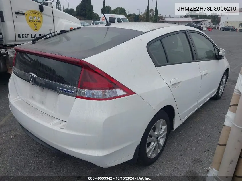 2013 Honda Insight Ex VIN: JHMZE2H73DS005210 Lot: 40593342