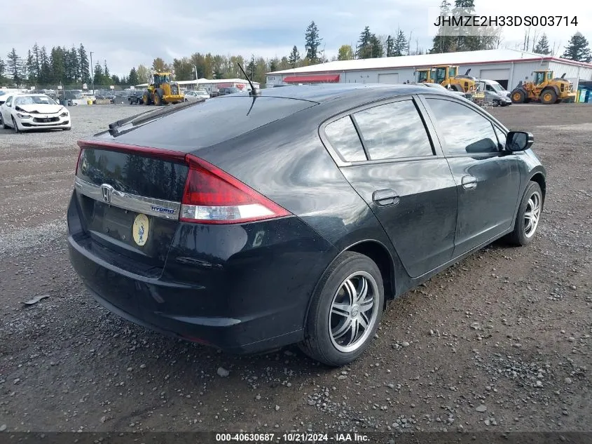 2013 Honda Insight VIN: JHMZE2H33DS003714 Lot: 40630687