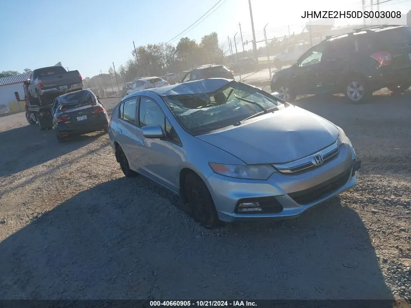 2013 Honda Insight Lx VIN: JHMZE2H50DS003008 Lot: 40660905