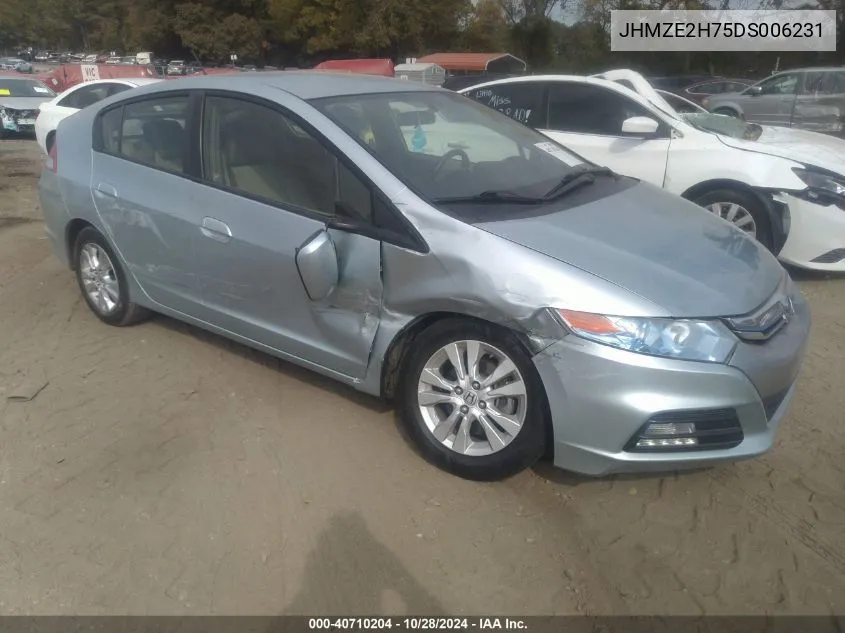 JHMZE2H75DS006231 2013 Honda Insight Ex