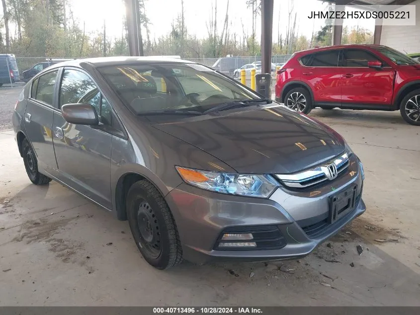 JHMZE2H5XDS005221 2013 Honda Insight Lx