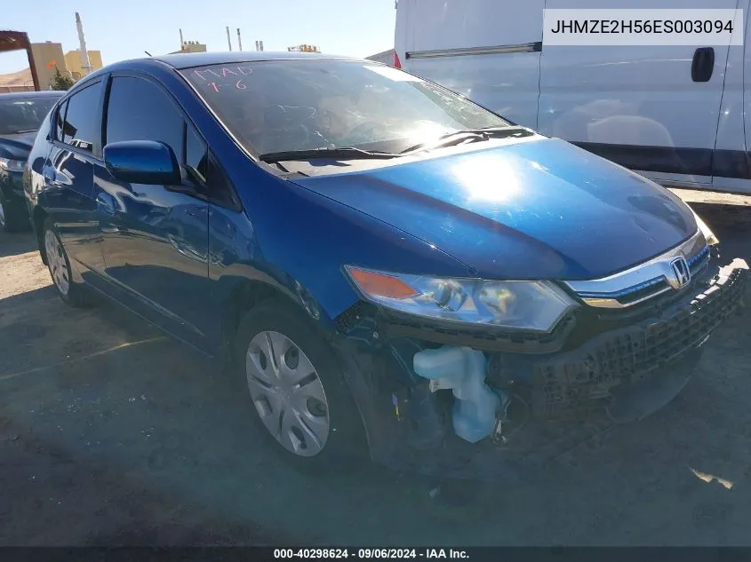 JHMZE2H56ES003094 2014 Honda Insight Lx