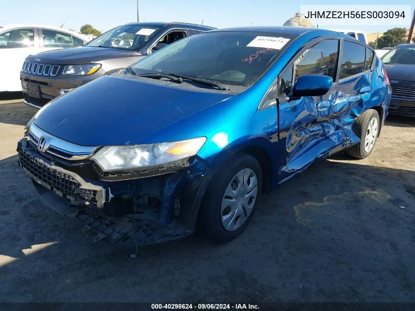 JHMZE2H56ES003094 2014 Honda Insight Lx