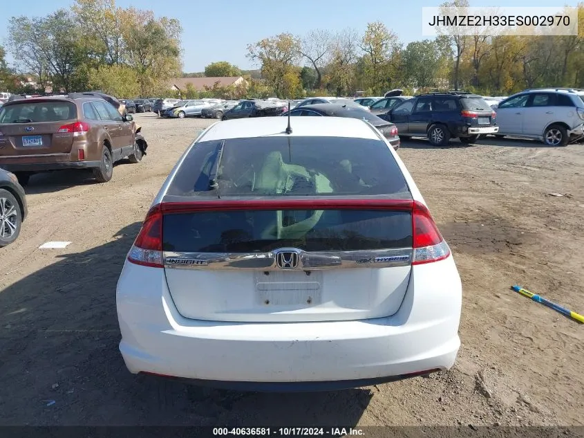 2014 Honda Insight VIN: JHMZE2H33ES002970 Lot: 40636581