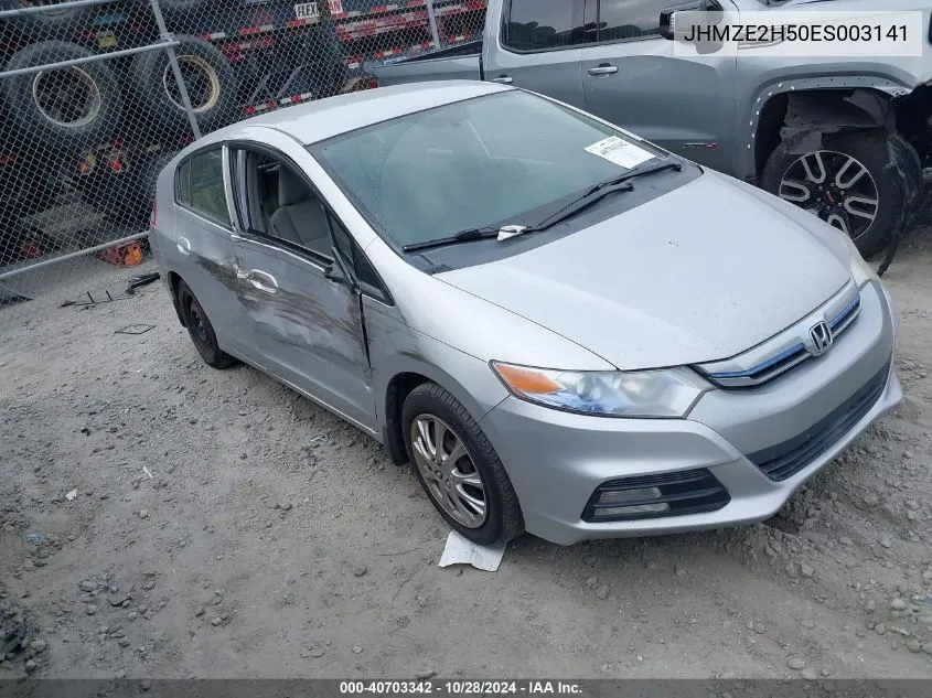 2014 Honda Insight Lx VIN: JHMZE2H50ES003141 Lot: 40703342