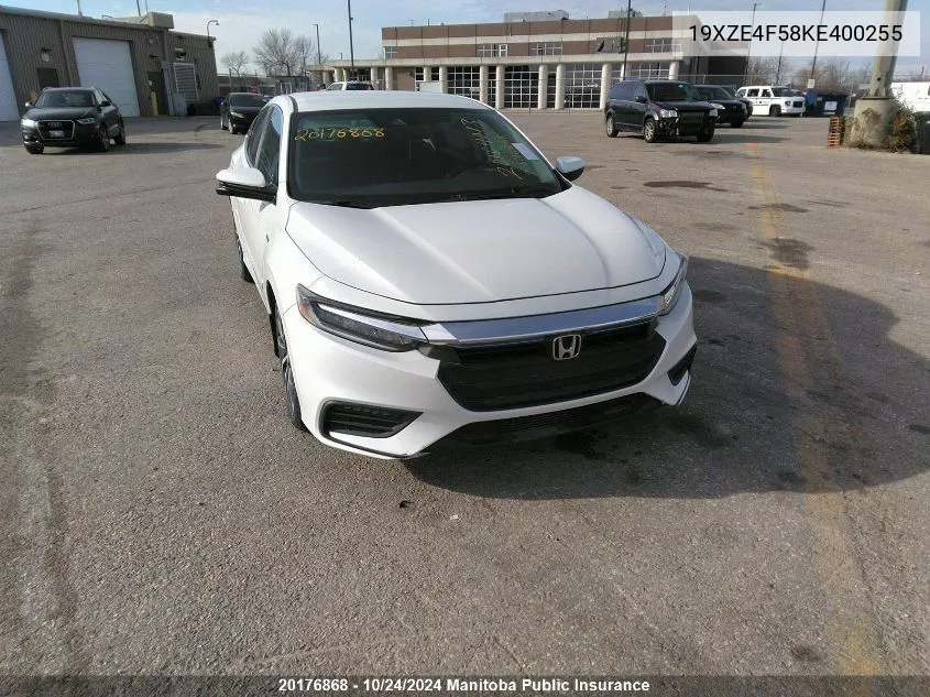 2019 Honda Insight Lx VIN: 19XZE4F58KE400255 Lot: 20176868