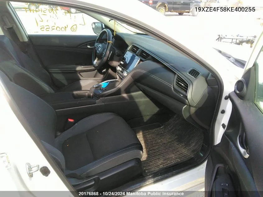 19XZE4F58KE400255 2019 Honda Insight Lx