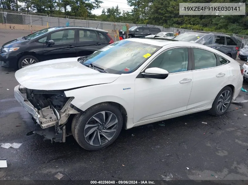 2019 Honda Insight Touring VIN: 19XZE4F91KE030141 Lot: 40256048