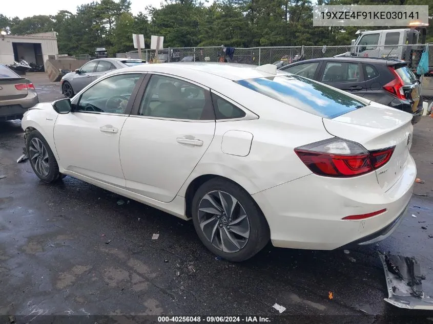 2019 Honda Insight Touring VIN: 19XZE4F91KE030141 Lot: 40256048