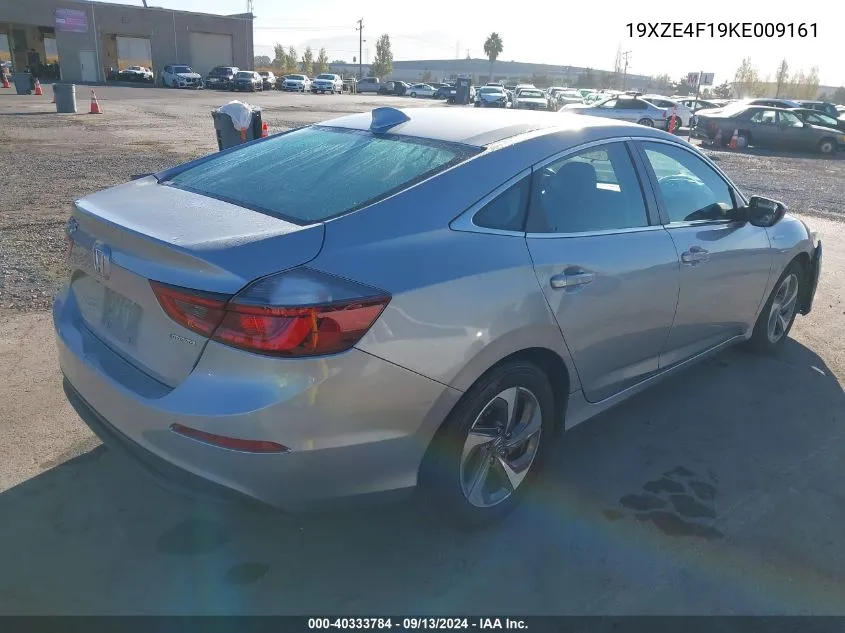 2019 Honda Insight Lx VIN: 19XZE4F19KE009161 Lot: 40333784