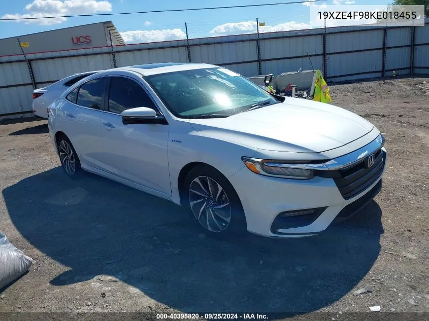 2019 Honda Insight Touring VIN: 19XZE4F98KE018455 Lot: 40395820