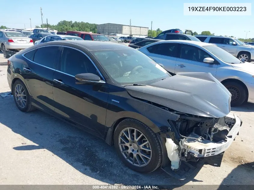 2019 Honda Insight Touring VIN: 19XZE4F90KE003223 Lot: 40416392