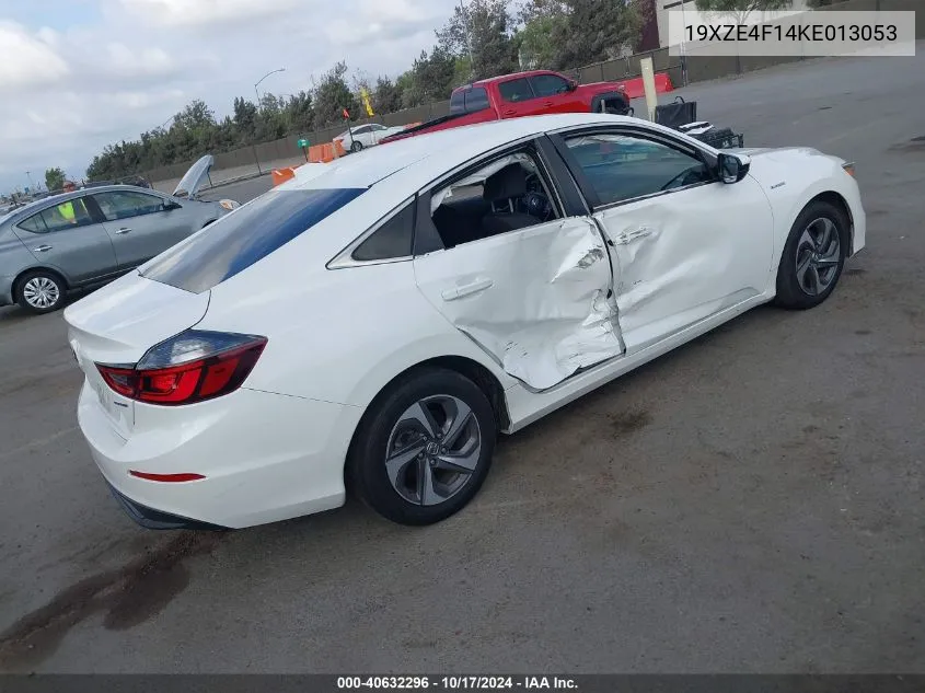 2019 Honda Insight Lx VIN: 19XZE4F14KE013053 Lot: 40632296