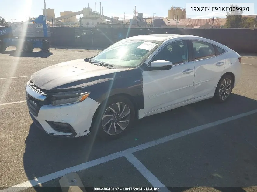 2019 Honda Insight Touring VIN: 19XZE4F91KE009970 Lot: 40643137