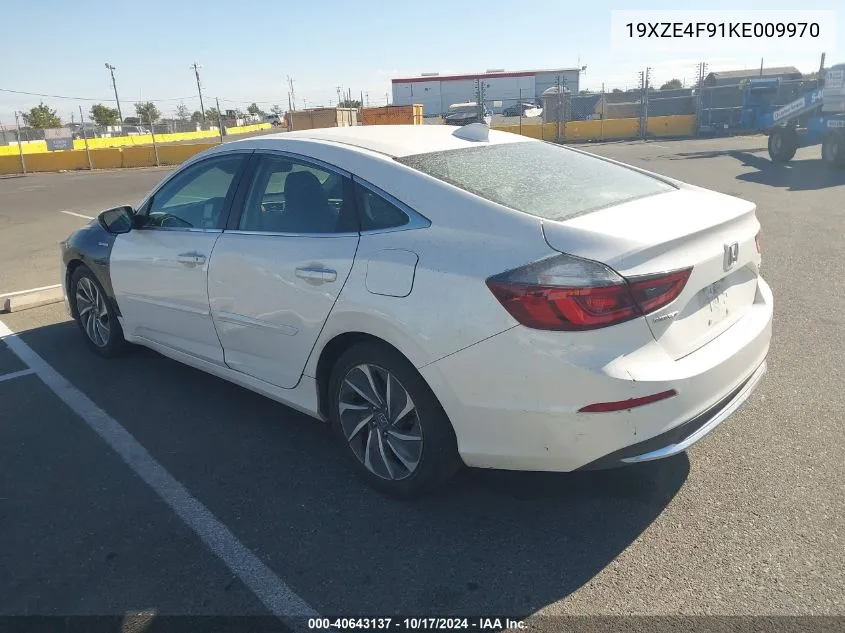 2019 Honda Insight Touring VIN: 19XZE4F91KE009970 Lot: 40643137