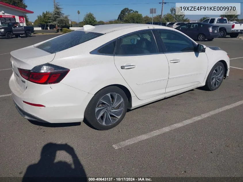 2019 Honda Insight Touring VIN: 19XZE4F91KE009970 Lot: 40643137