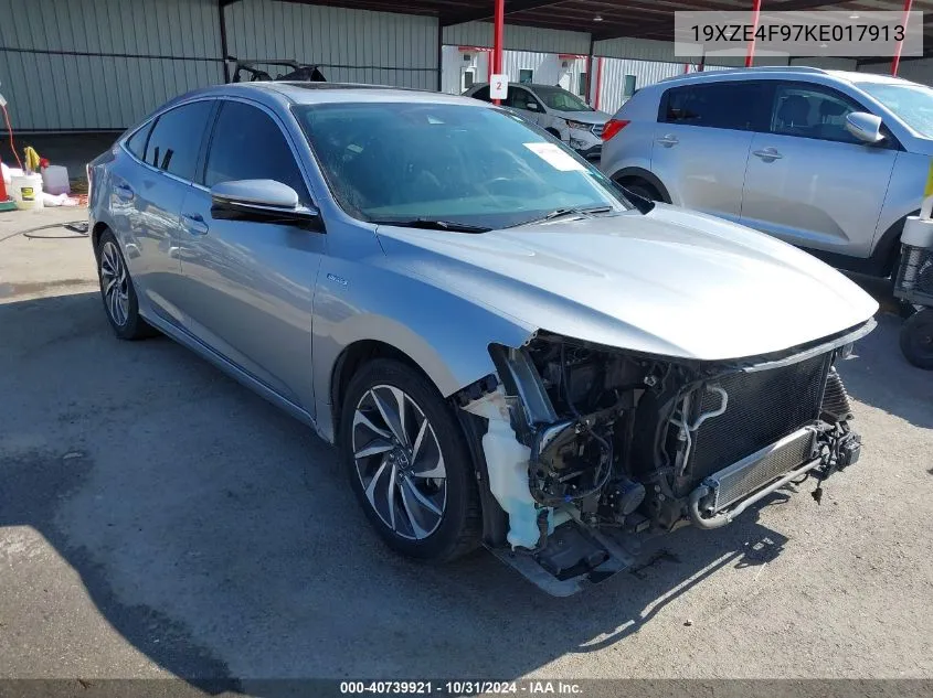 2019 Honda Insight Touring VIN: 19XZE4F97KE017913 Lot: 40739921