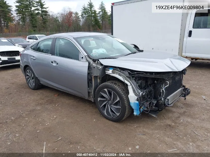 2019 Honda Insight Touring VIN: 19XZE4F96KE009804 Lot: 40740412