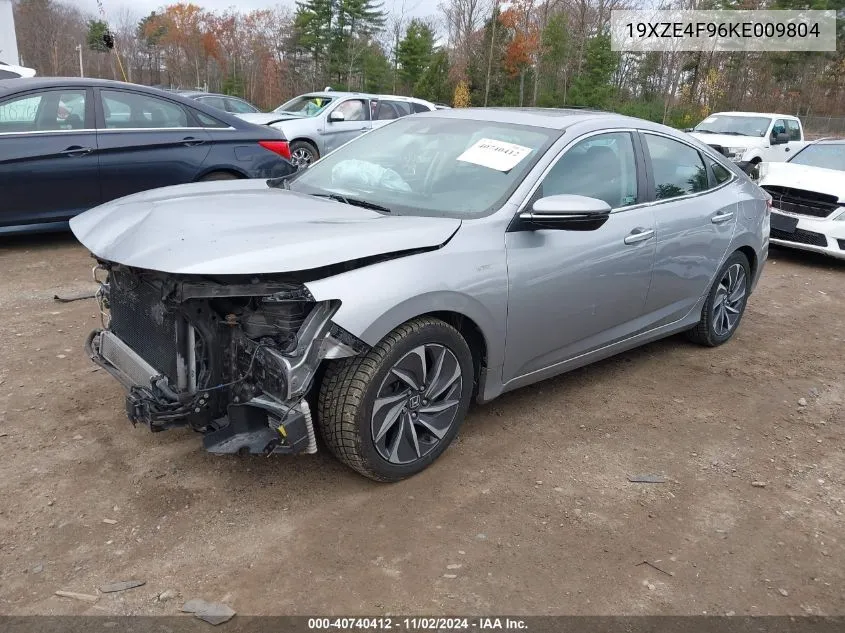 2019 Honda Insight Touring VIN: 19XZE4F96KE009804 Lot: 40740412