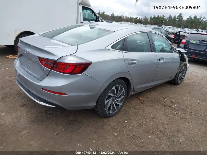 2019 Honda Insight Touring VIN: 19XZE4F96KE009804 Lot: 40740412