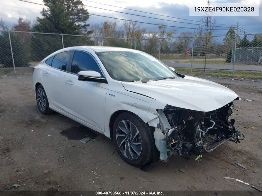 2019 Honda Insight Touring VIN: 19XZE4F90KE020328 Lot: 40799568