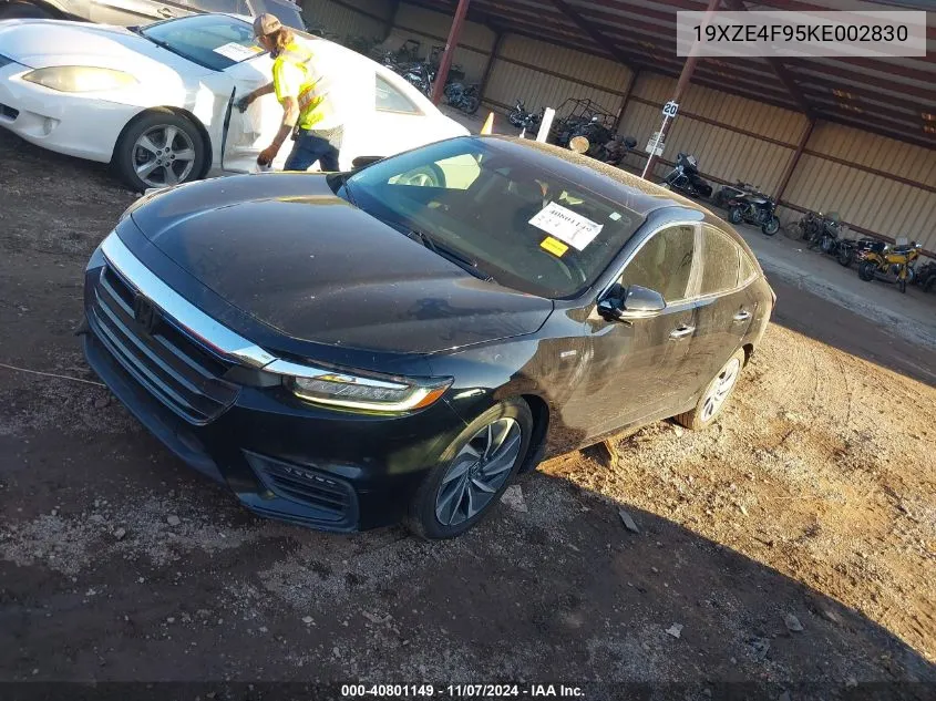 2019 Honda Insight Touring VIN: 19XZE4F95KE002830 Lot: 40801149