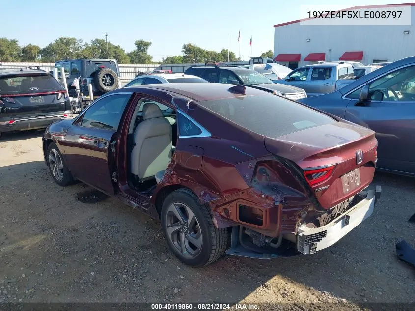 19XZE4F5XLE008797 2020 Honda Insight Ex