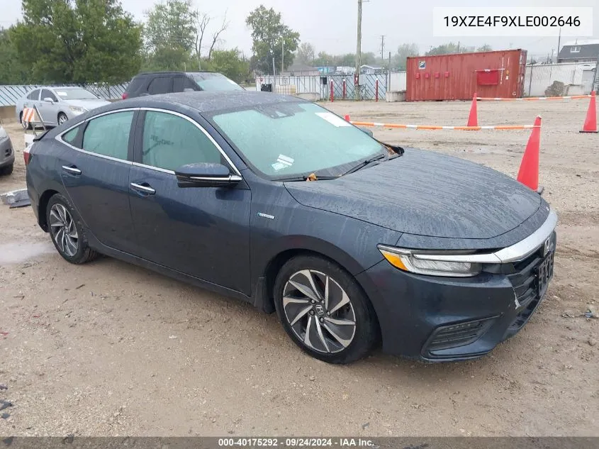 19XZE4F9XLE002646 2020 Honda Insight Touring