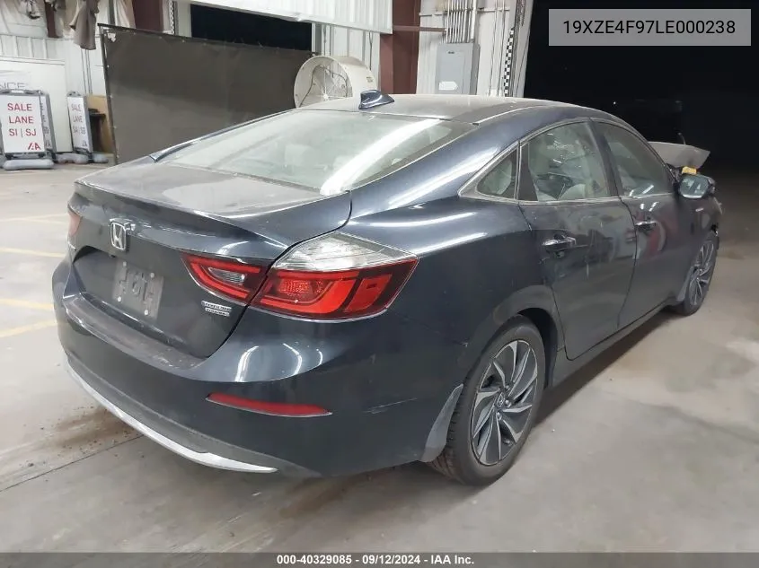 19XZE4F97LE000238 2020 Honda Insight Touring