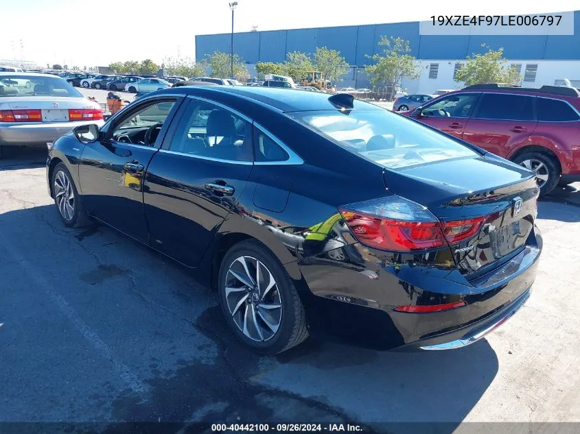 2020 Honda Insight Touring VIN: 19XZE4F97LE006797 Lot: 40442100