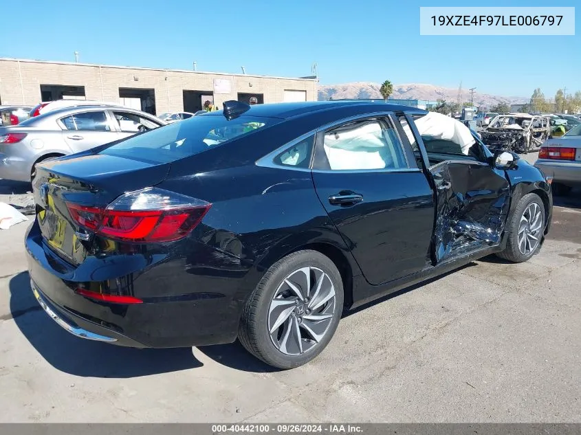 2020 Honda Insight Touring VIN: 19XZE4F97LE006797 Lot: 40442100