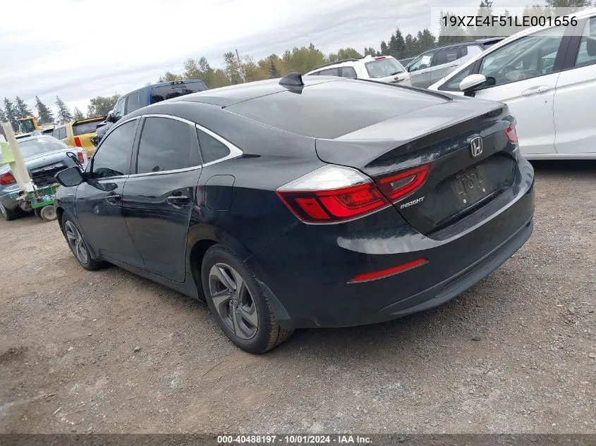 19XZE4F51LE001656 2020 Honda Insight Ex