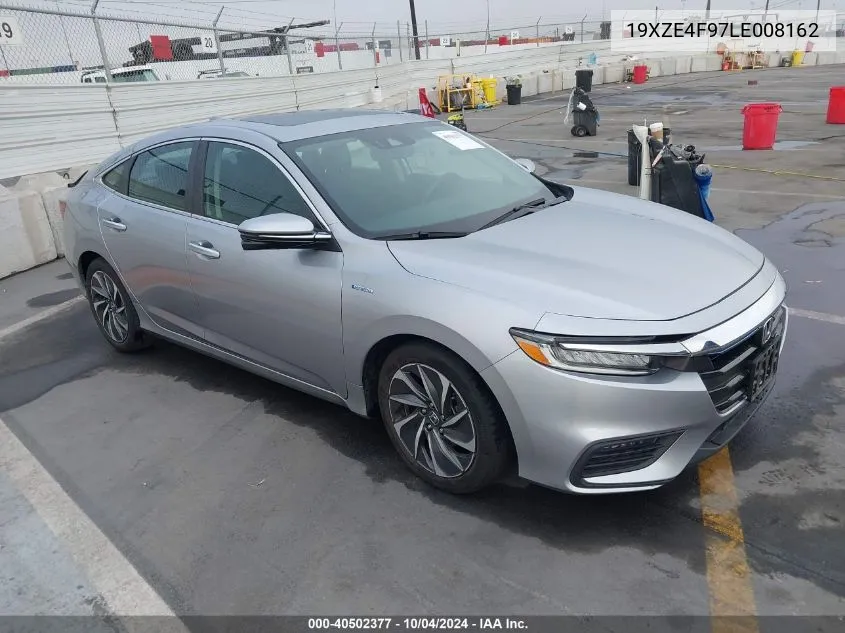 2020 Honda Insight Touring VIN: 19XZE4F97LE008162 Lot: 40502377