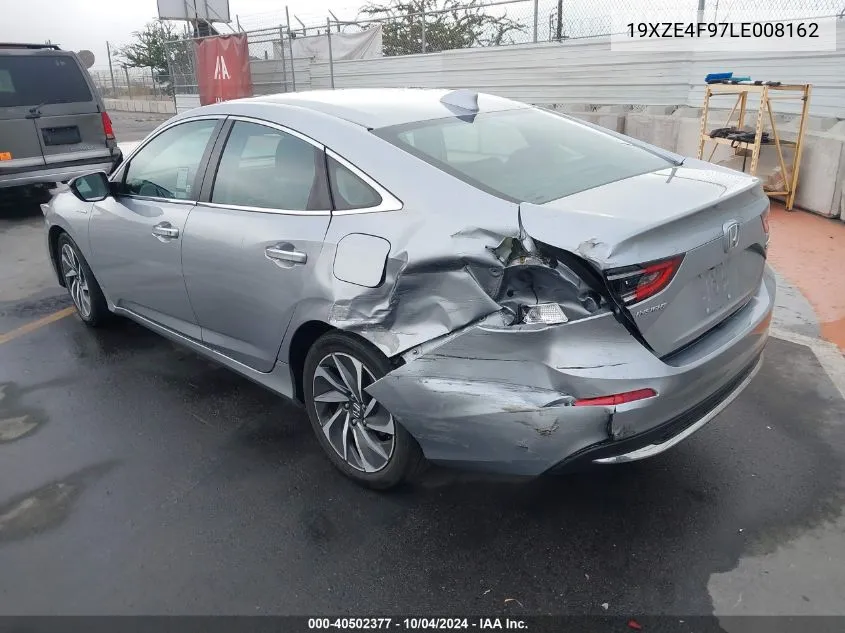 2020 Honda Insight Touring VIN: 19XZE4F97LE008162 Lot: 40502377