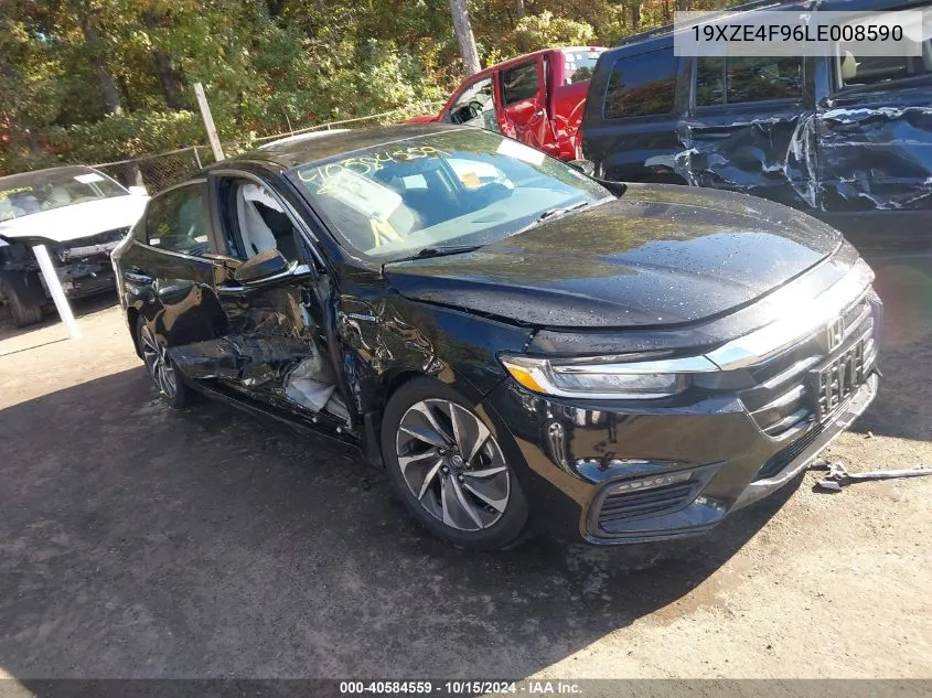 2020 Honda Insight Touring VIN: 19XZE4F96LE008590 Lot: 40584559