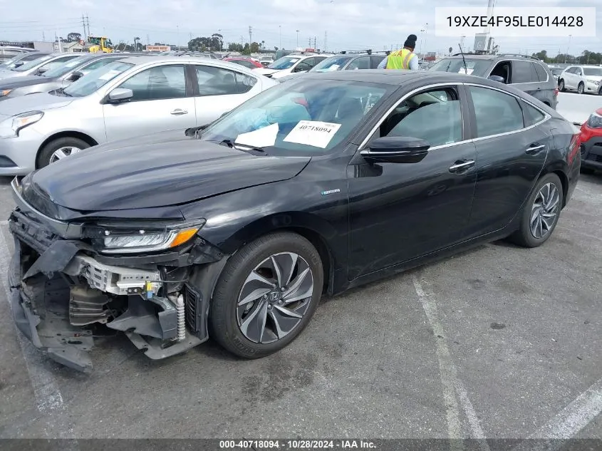 2020 Honda Insight Touring VIN: 19XZE4F95LE014428 Lot: 40718094