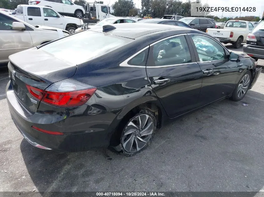 2020 Honda Insight Touring VIN: 19XZE4F95LE014428 Lot: 40718094