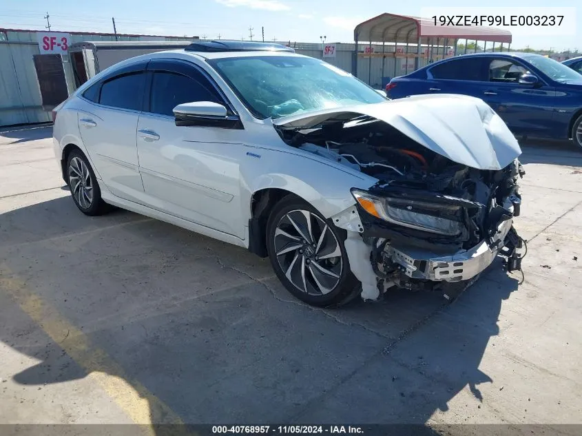 2020 Honda Insight Touring VIN: 19XZE4F99LE003237 Lot: 40768957