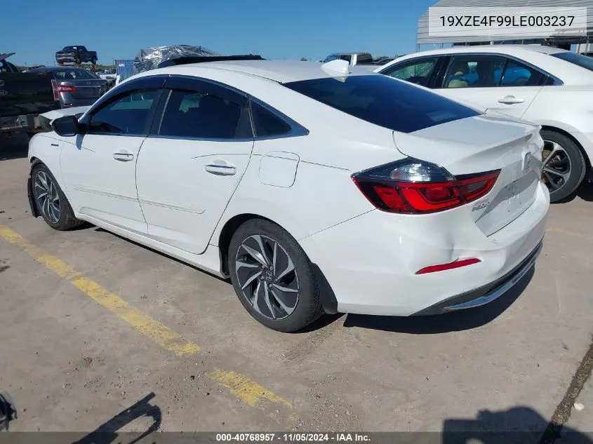 2020 Honda Insight Touring VIN: 19XZE4F99LE003237 Lot: 40768957