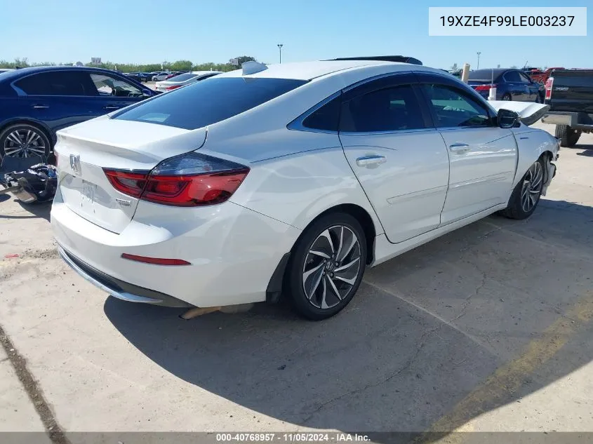 2020 Honda Insight Touring VIN: 19XZE4F99LE003237 Lot: 40768957