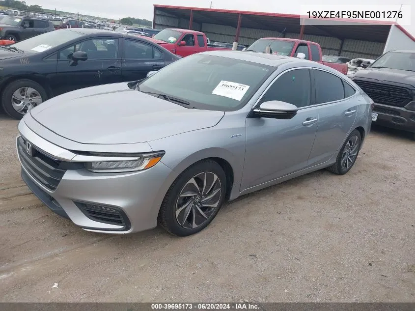 2022 Honda Insight Touring VIN: 19XZE4F95NE001276 Lot: 39695173