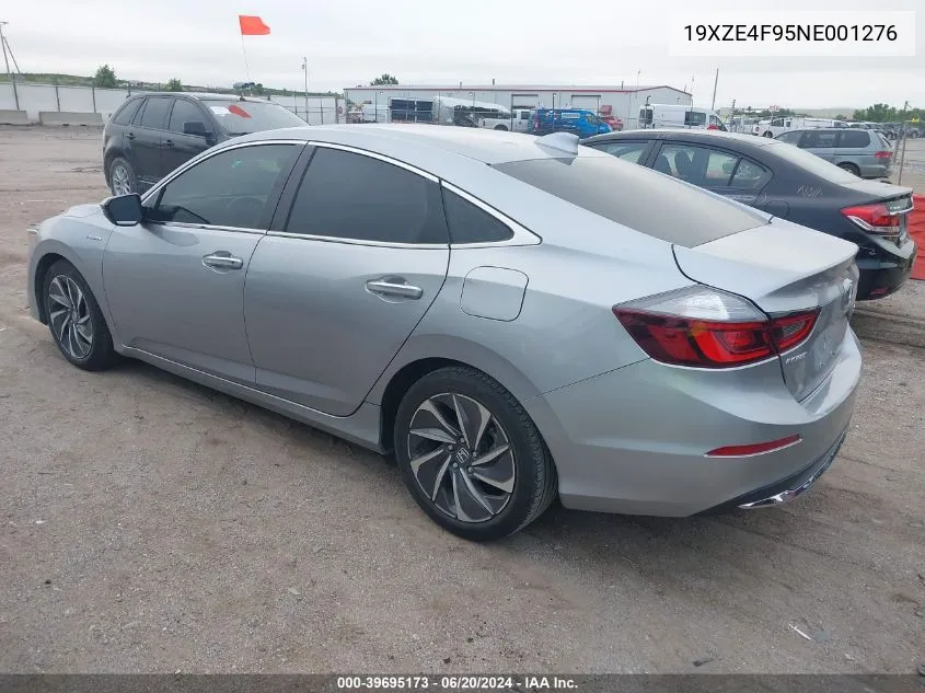 2022 Honda Insight Touring VIN: 19XZE4F95NE001276 Lot: 39695173