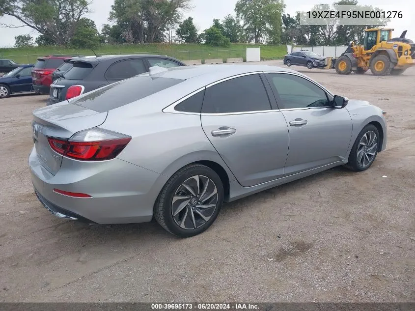 2022 Honda Insight Touring VIN: 19XZE4F95NE001276 Lot: 39695173