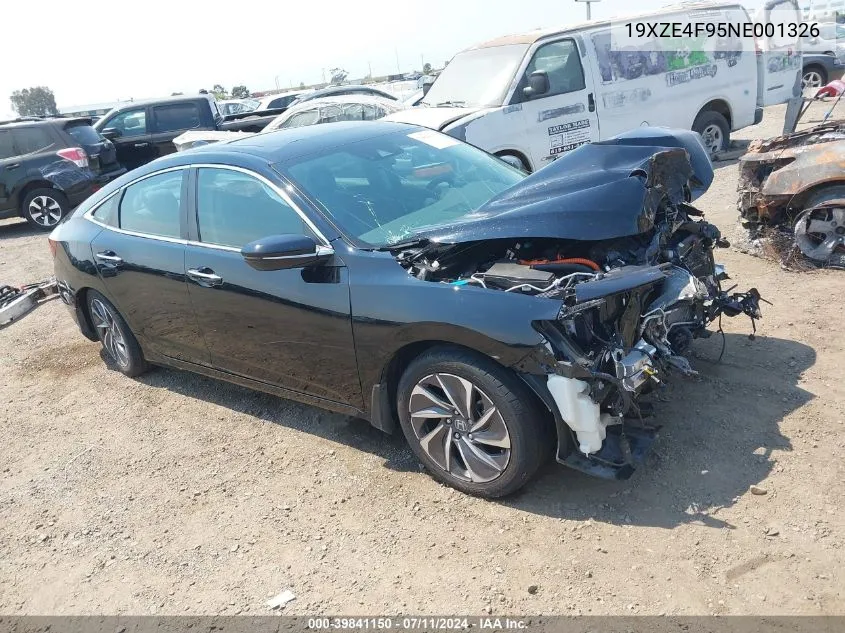 2022 Honda Insight Touring VIN: 19XZE4F95NE001326 Lot: 39841150